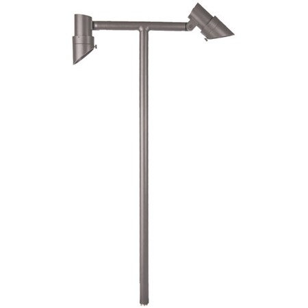 Wac Us Mini Accent Led Path Light Aluminum 12V 3000K Double 6211-30BZ